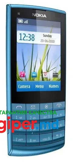 Nokia X3-02 Petrol Blue фото 2