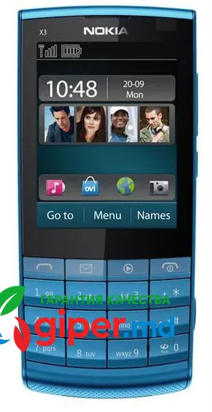 Nokia X3-02 Petrol Blue фото 1