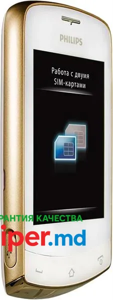 Philips Xenium X518 White фото 2