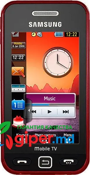 Samsung S5233t Red фото 1