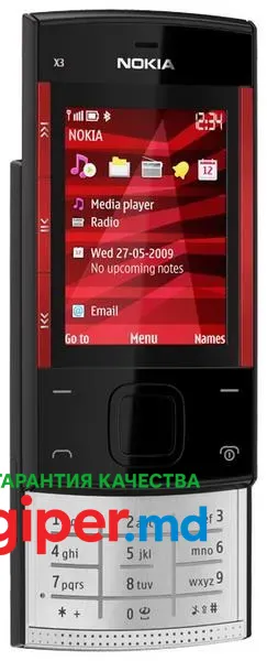 Nokia X3 Black Red фото 2