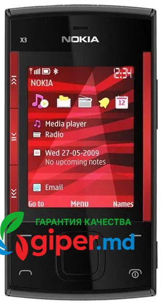 Nokia X3 Black Red фото 1